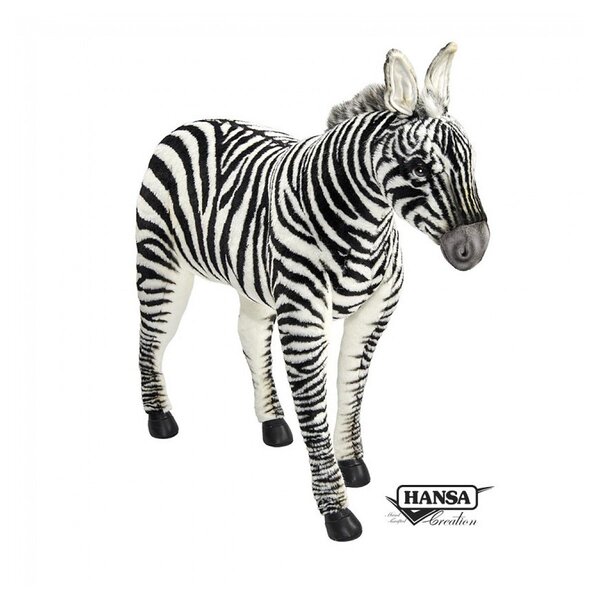 Hansa peluche geante Zèbre 75cmH