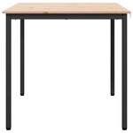 vidaXL Table de salle à manger / Table de repas Naturel