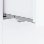 vidaXL Buffet VISNES blanc 60x40x73 cm bois d'ingénierie