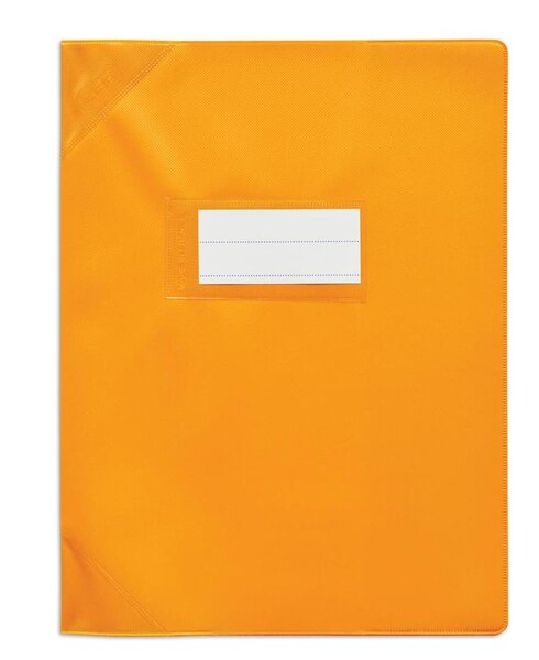 Protège-cahier PVC 150 Strong Line 24x32 cm opaque orange OXFORD