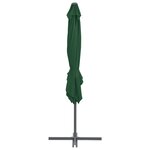 vidaXL Parasol de jardin avec base portable vert