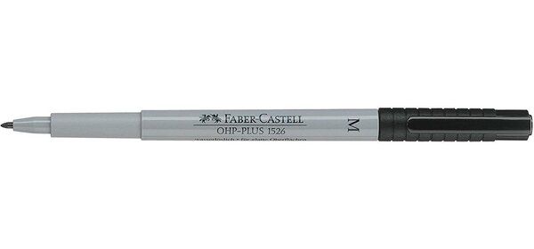 Marqueur CD/DVD MULTIMARK Non Permanent Pte Moyenne Noir FABER-CASTELL