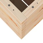vidaXL Jardinière 90x60x72 5 cm bois de pin massif