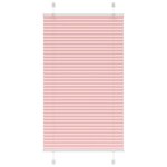 vidaXL Store plissé rose 80x100 cm largeur du tissu 79 4 cm polyester