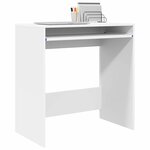 vidaXL Bureau avec tiroir Blanc 77 5 x 43 x 79 cm Bois d'ingénierie