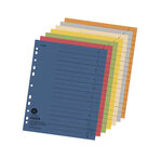 Intercalaires En Carte Recyclée - Paquet De 100 - Rouge - X 500 - Falken