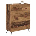 vidaXL Commode Bois ancien 69 5 x 34 x 90 cm Bois d’ingénierie