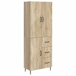 vidaXL Ensemble de Meubles 2 Pièces Chêne Sonoma 66 x 34 5 x 89 5 cm