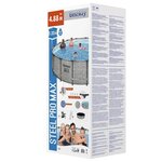 Bestway Piscine ronde Power Steel 488x122 cm