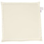 vidaXL Coussins de siège de jardin lot de 2 crème 45x45x2 cm carré