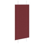 vidaXL Store plissé rouge bordeaux 60x100 cm largeur du tissu 59 4 cm