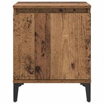vidaXL Cabinet de chevet Bois ancien 40 x 30 x 50 cm Bois d'ingénierie