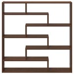 vidaXL Étagère cube murale 7 compartiments chêne marron