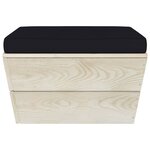 Vidaxl salon de jardin palette 8 pièces avec coussins épicéa imprégné