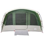 vidaXL Tente familiale tunnel 8 personnes vert imperméable