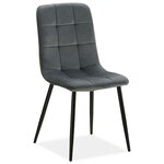 Chaise Salle à Manger Gris Design Moderne