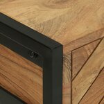 vidaXL Table Console 90x35x75 cm Bois Massif Acacia