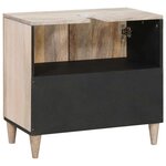 vidaXL Cabinet de salle de bain Montage mural Blanc 62 x 33 x 58 cm