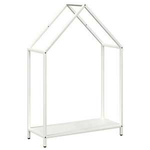 vidaXL Portant de bois chauffage blanc 60x25x90 cm
