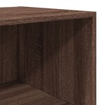 vidaXL Buffet haut chêne marron 50x41x185 cm bois d'ingénierie
