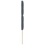 vidaXL Tête de lit avec des lumières à LED Réglable Gris 90 cm Velours