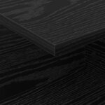 vidaXL Table de chevet 2 Pièces Chêne noir 40 x 30 x 25 cm