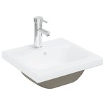 vidaXL Ensemble de meubles de salle de bain 2 Pièces gris béton
