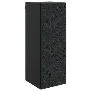 vidaXL Armoire Murale Noir 33 x 34 5 x 90 cm Bois d'ingénierie