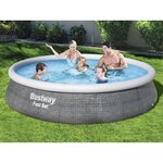 Bestway ensemble de piscine gonflable fast set avec pompe 396x84 cm