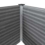 vidaXL Lit surélevé de jardin WPC 150x50x54 cm Gris
