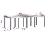 vidaXL Ensemble de salle à manger pour jardin 11 Pièces Anthracite