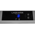 LAGRANGE 459002 - Yaourtière Ligne + goupillon - 9 pots en verre - Programmable 15h - 18W - Ecran éléctronique - Arrêt automatique