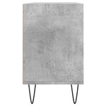 vidaXL Meuble TV gris béton 103 5x30x50 cm bois d'ingénierie