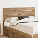 vidaXL Tête de lit Chêne artisanal 150 cm Bois d'ingénierie