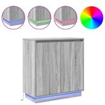 vidaXL Buffet Gris Sonoma 71 x 34.5 x 75 cm Bois d'ingénierie