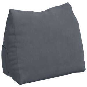 vidaXL Coussin de Dos Gris foncé 60 x 20 x 50 cm