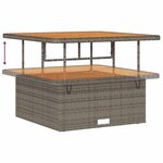 vidaXL Ensemble de canapé de jardin avec coussin 8 Pièces Gris