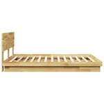 vidaXL Cadre de lit avec tête de lit sans matelas 160 x 200 cm