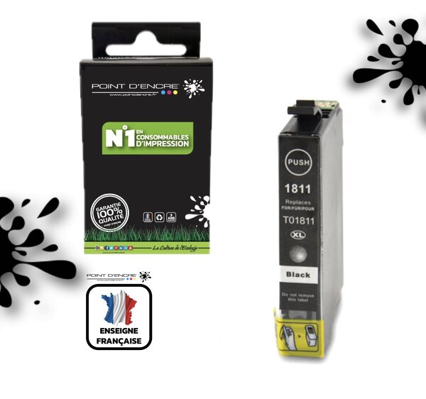 18XL - Pâquerette - NOIR - Grande capacité