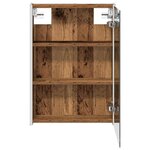 vidaXL Armoire Miroir de Salle de Bain Bois ancien 43 x 11 5 x 60 5 cm
