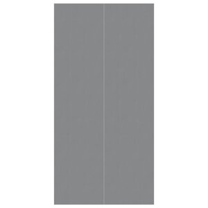 vidaXL Bâche de piscine gris clair 500x250 cm géotextile polyester