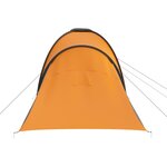 vidaXL Tente de camping pour 6 personnes gris et orange