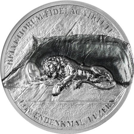 Pièce de monnaie en Argent 5 Dollars g 31.1 (1 oz) Millésime 2024 LION MONUMENT