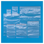 Sachet plastique zip transparent 60 microns raja 14x22 cm (lot de 1000)