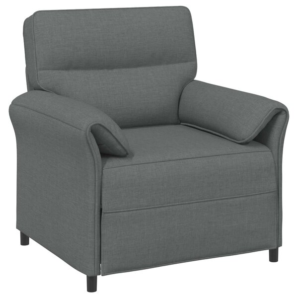 vidaXL Canapé 100 polyester cadre en métal MDF Contreplaqué
