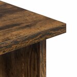 vidaXL Support de télévision avec tiroir Chêne fumé 79 x 40 x 48 cm