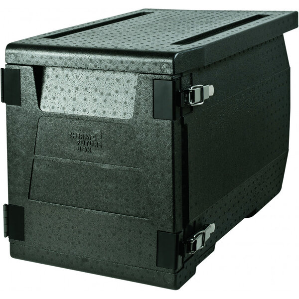 Coffre isotherme noir 8 x gn 1/1 20 mm - stalgast - polypropylène65 645x445x475mm