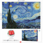Puzzle - Tableau la nuit étoilée Van Gogh - 1000 pièces - Dès 14 ans - 68x48cm - Educa