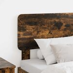 vidaXL Tête de lit Chêne fumé 100 cm Bois d'ingénierie