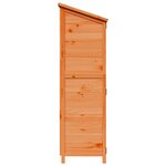vidaXL Abri de jardin Marron 106 5 x 56 x 176 cm Bois de Sapin Massif